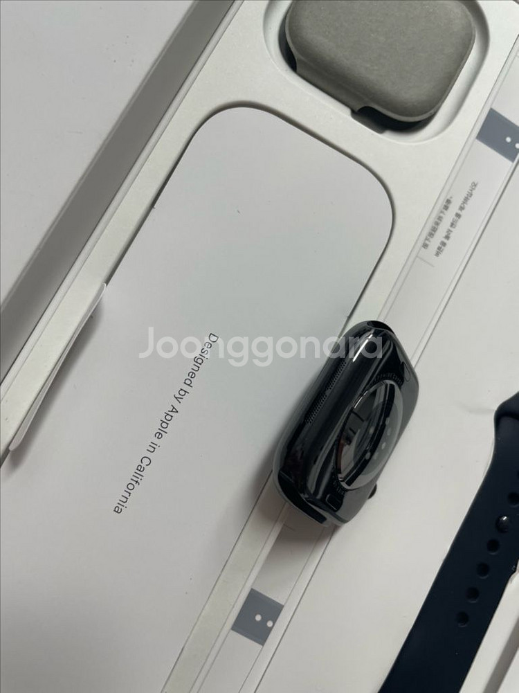 애플워치10티타늄 46mm 슬레이트 신품급--5