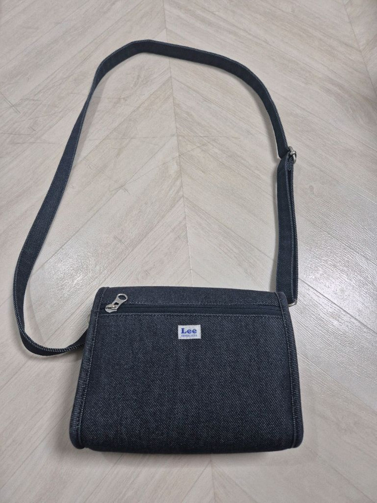 Lee 코튼 미니 크로스백 인디고 다크--2