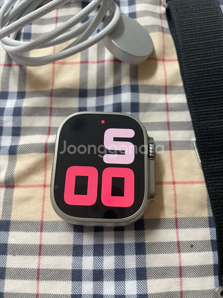 애플워치 울트라1 내추럴 49mm SS급--1