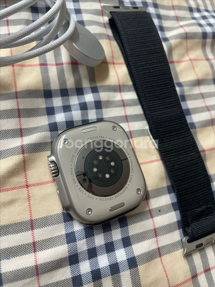 애플워치 울트라1 내추럴 49mm SS급--2