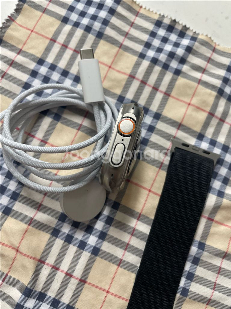 애플워치 울트라1 내추럴 49mm SS급--3