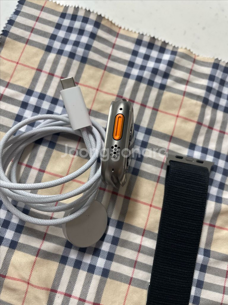 애플워치 울트라1 내추럴 49mm SS급--5
