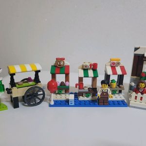 블록 시티 마켓 세트