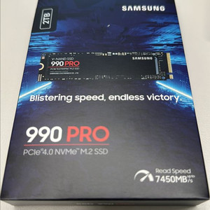 삼성 정품 990 PRO 2TB SSD nvme 미사용