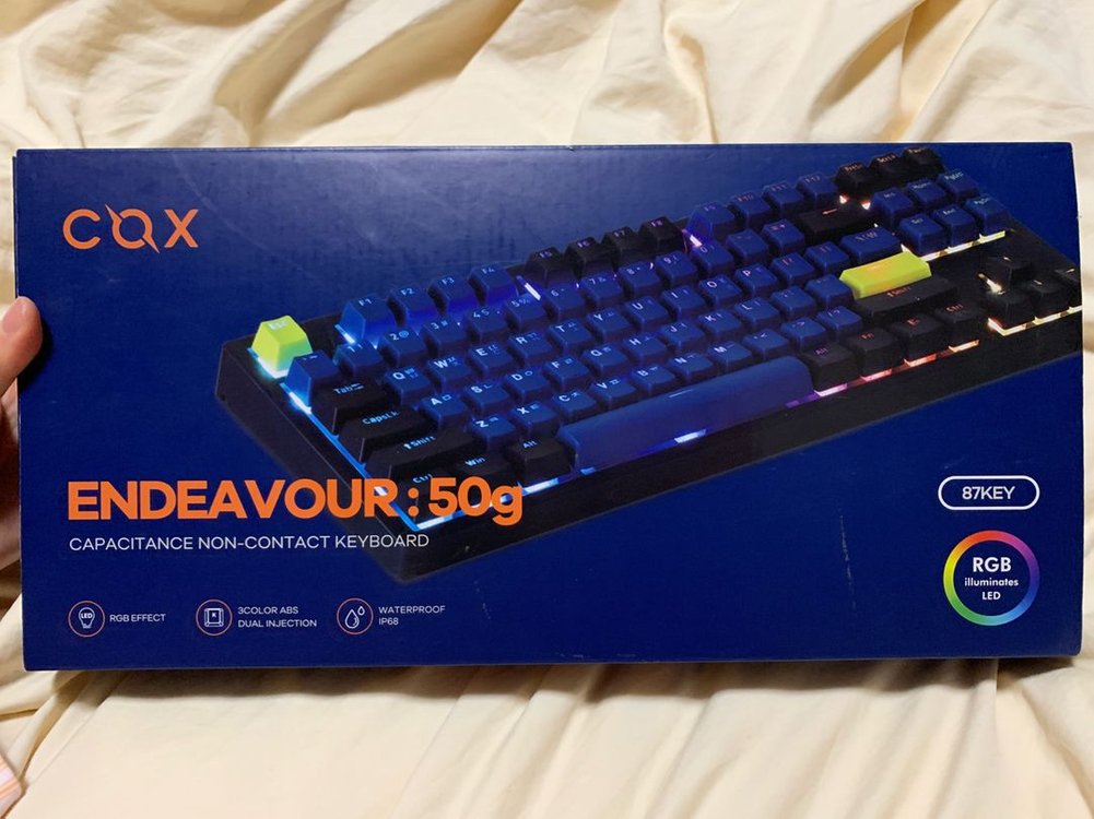 콕스엔데버 50g 87키 무접점 키보드--2