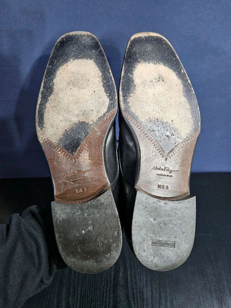 살바토레 페라가모 블랙 남성 10.5 로퍼 이미지