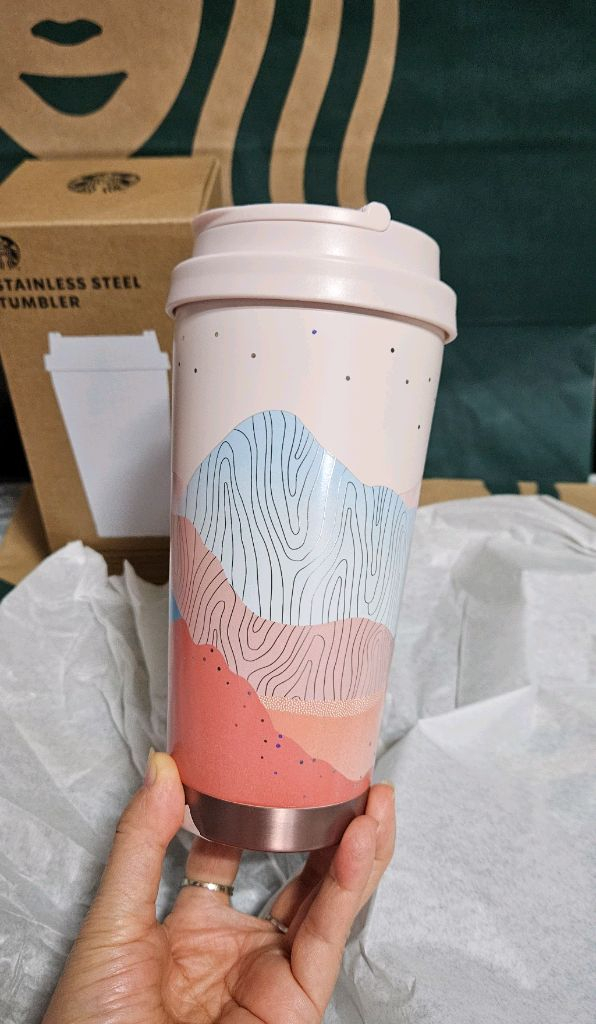 새상품S급]스타벅스 SS 와일드테일 적마 엘마 텀블러 473ml--3