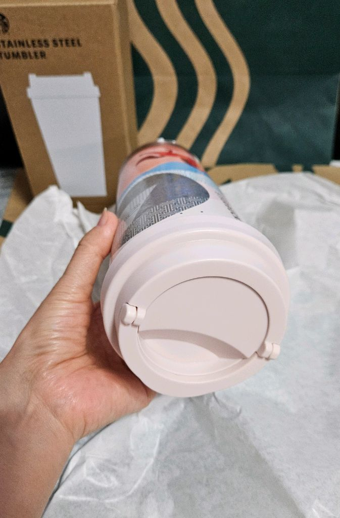 새상품S급]스타벅스 SS 와일드테일 적마 엘마 텀블러 473ml--4