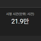 유튜브 채널 (구독자 8천명)