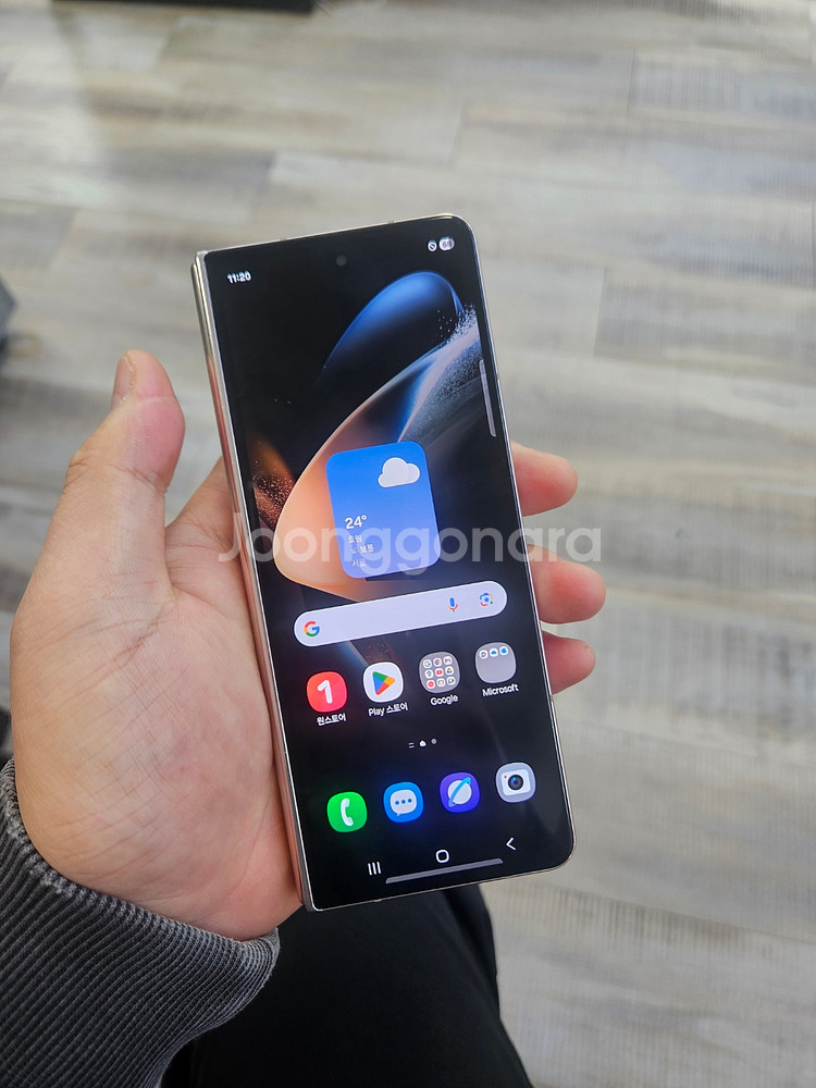 S급 갤럭시Z폴드4 정상해지단말기 판매 중고폰F936--2