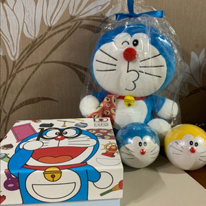 도라에몽인형+100주년기념피규어