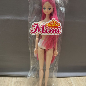 커스텀미미인형 핑크머리 이미지