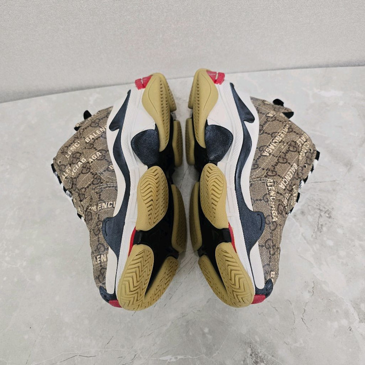 구찌 x 발렌시아가 해커 트리플s 스니커즈 신발 35사이즈 225 230 이미지