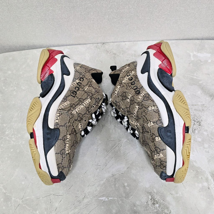 구찌 x 발렌시아가 해커 트리플s 스니커즈 신발 35사이즈 225 230 이미지