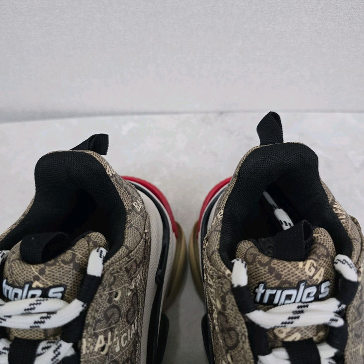 구찌 x 발렌시아가 해커 트리플s 스니커즈 신발 35사이즈 225 230 이미지