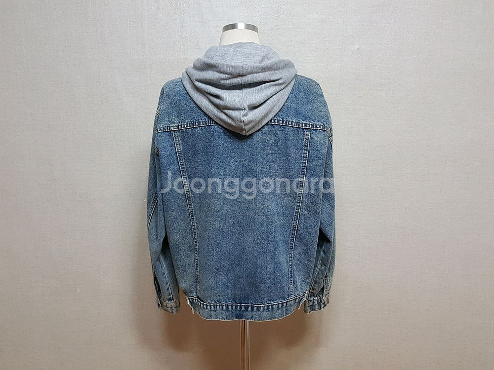 후드 탈착식 오버핏 여성 청자켓 55/66/77--5