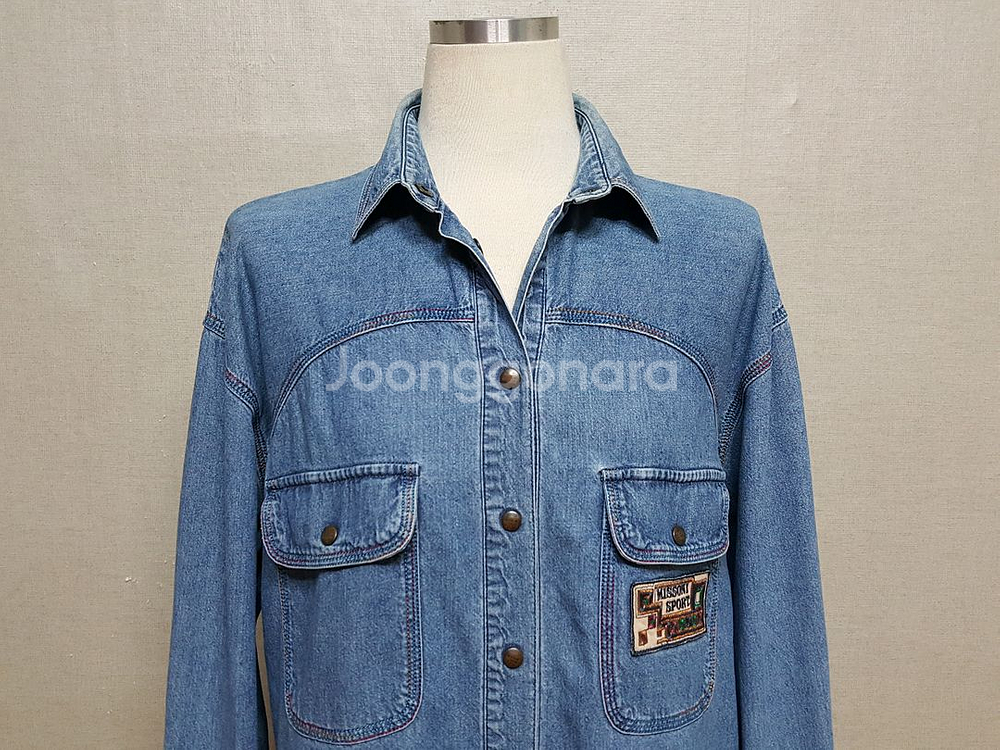 이태리정품 미쏘니 오버핏 여성 청남방 55/66/77--1