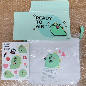 죠르디 NARS 콜라보 스트링 파우치 + 스티커 일괄 이미지