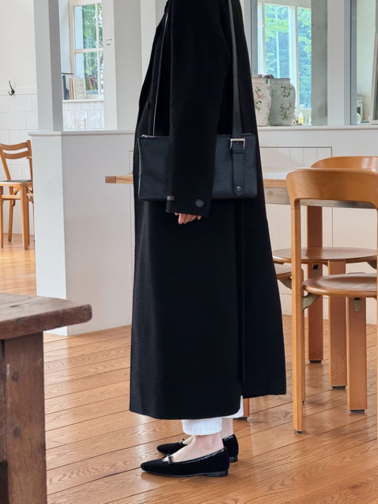 오케이플레이스 5kplace 에디토 코트 블랙 롱기장--3