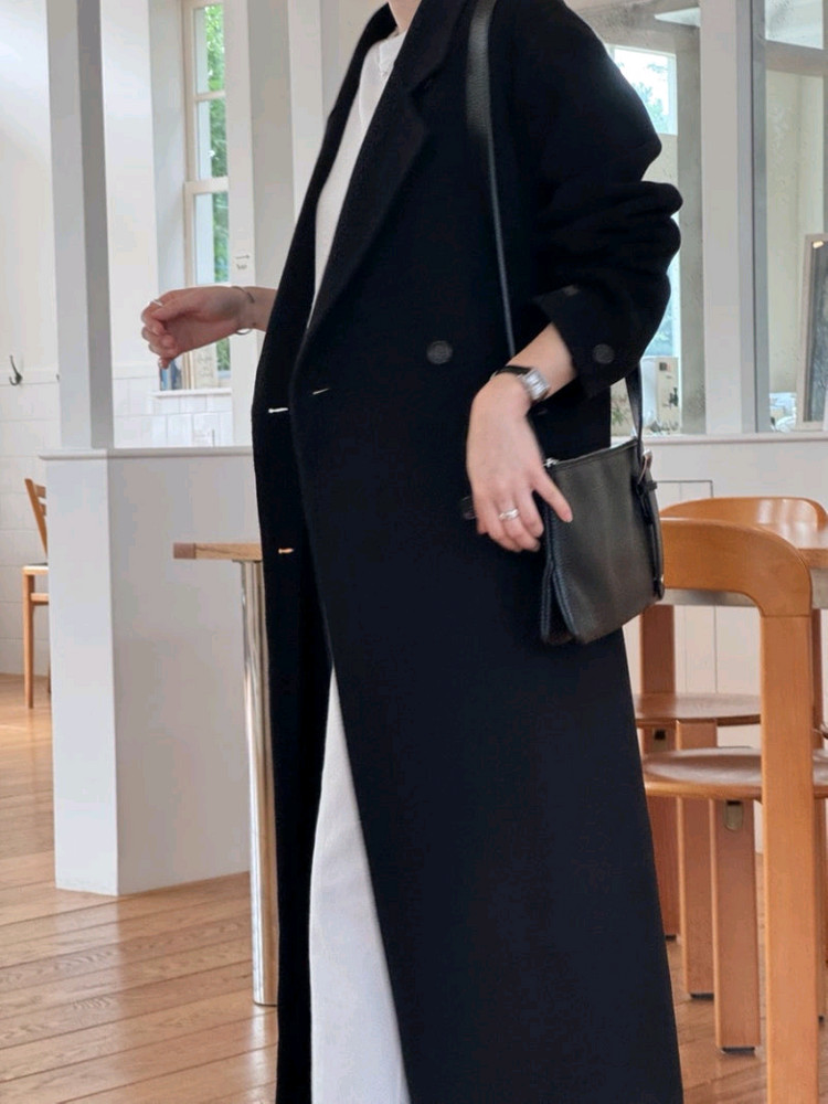 오케이플레이스 5kplace 에디토 코트 블랙 롱기장--5