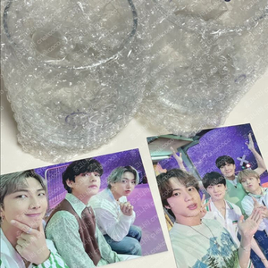 방탄 소우주 굿즈bts 아이돌 글라스 유리컵 잔 세트 포카포함 풀셋 정품 엠디 이미지