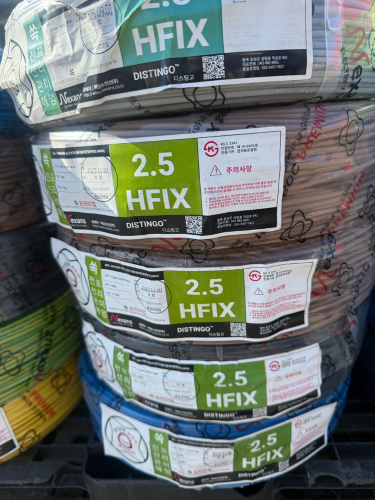 HFIX. 전전(단선) 매입합니다. 2.5sq. 4Sq. 6sq. 연락 많이 주세요 이미지