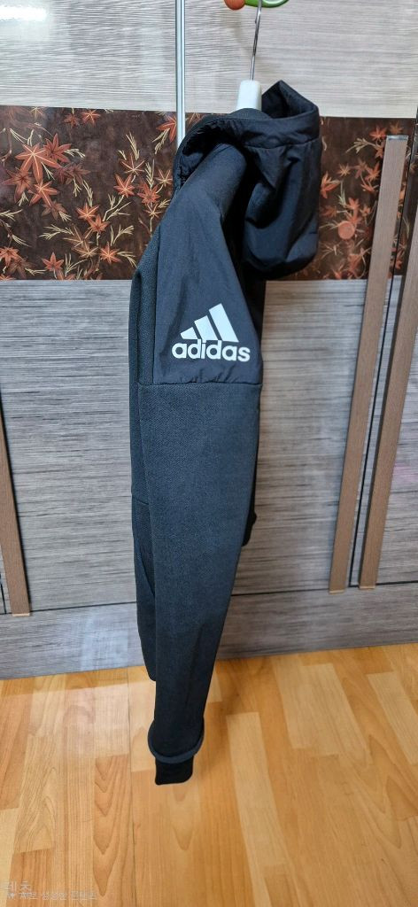 아디다스 후드 집업 / 남성용 95(M) / 검정색--2