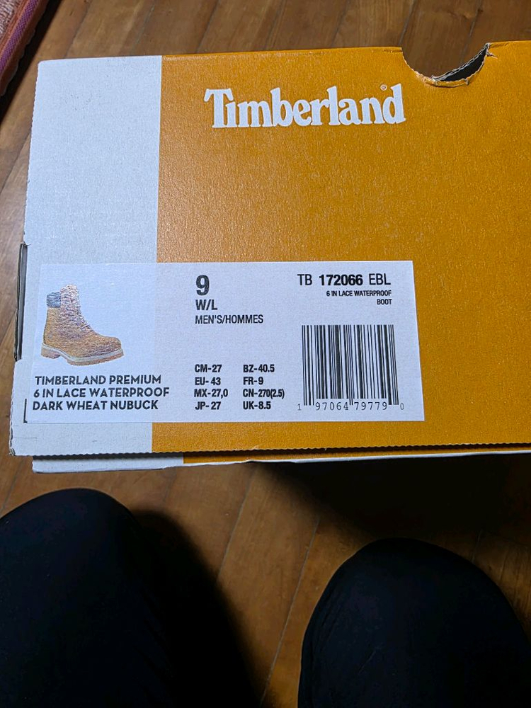 팀버랜드 6인치 워터프루프 다크브라운 부츠(270~275)--1