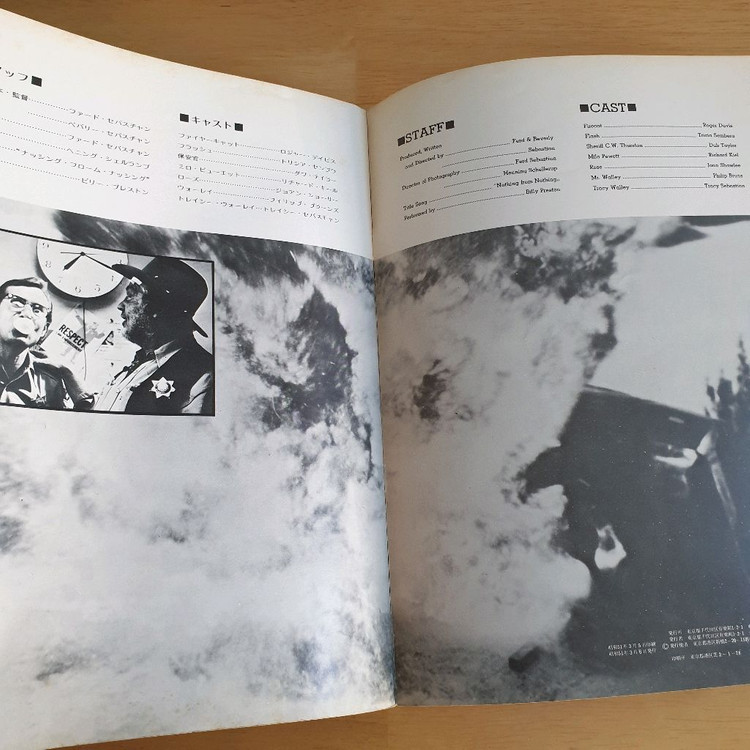 영화 버기체이스 일본영화팜플렛 Flash and the Firecat 플래시앤더파이어캣 로저데이비스 고전영화 이미지