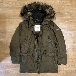 정품) 아베크롬비 프리미엄 아우터 쉐르파 양털 후드퍼 야상 패딩 사파리 피쉬테일 필드 카키&올리브/국내100-105