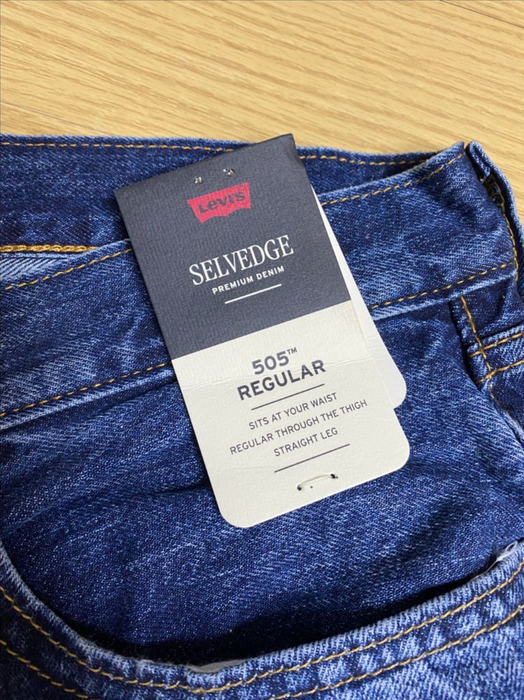 (새상품) 리바이스 프리미엄 505 셀비지--3