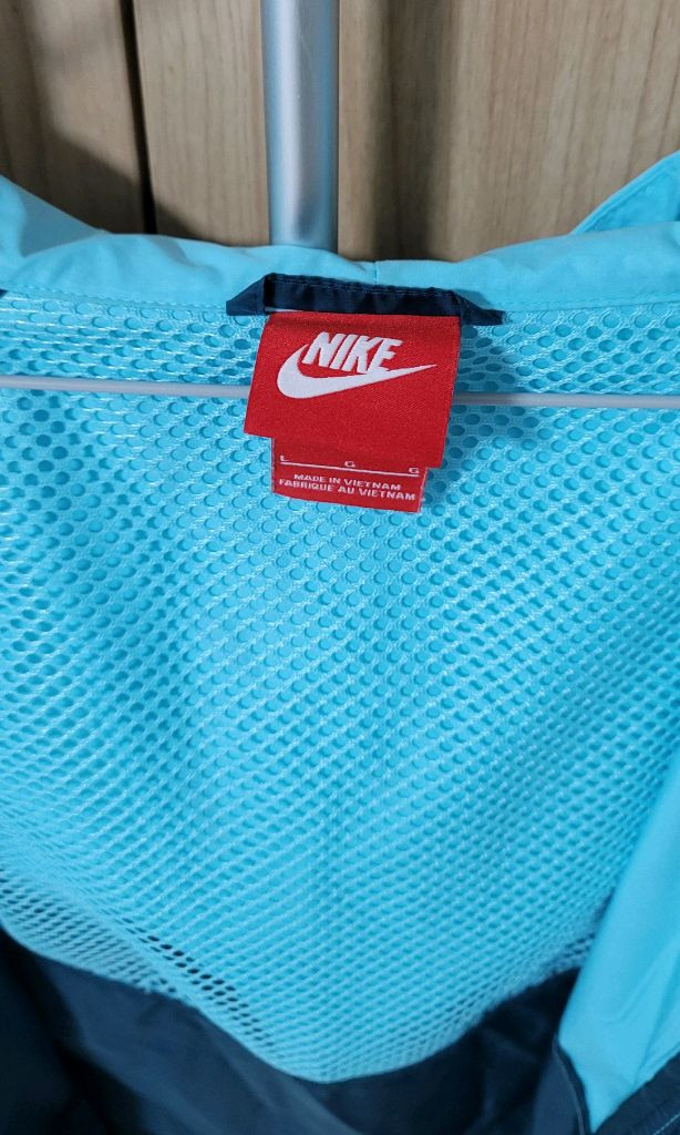 나이키 바람막이 윈드러너 후드자켓 하늘색 남색 스카이블루 민트 파란색 이미지