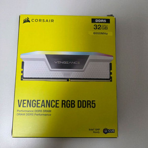 커세어 벤젠스 RGB DDR5 16GB x 2 = 32GB 6000MHZ CL36 램 메모리 새제품