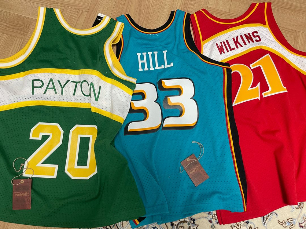 NBA 미첼앤네스 스윙맨 져지(XL)(2개일괄)--1