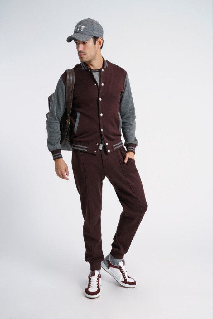 일레븐티 남성 그레이 봄버 캐쥬얼 야구점퍼 979FE0--6