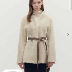 시에sie 리오 시어링 롱코트 s