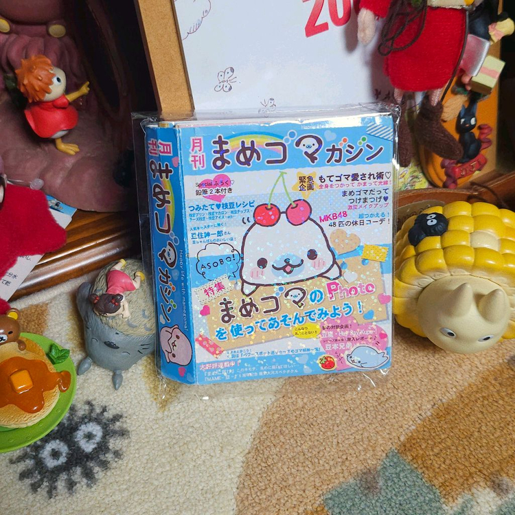 [일본정품] 고전 마메고마 메모지 이미지