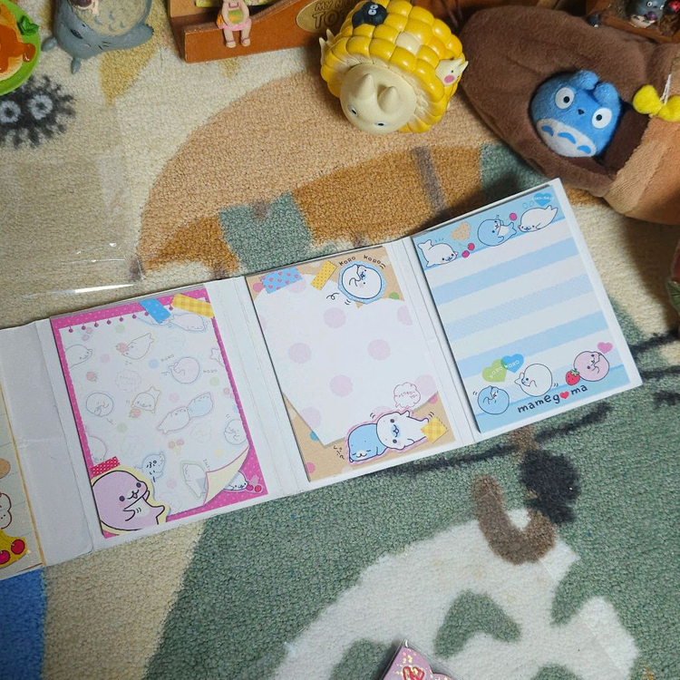 [일본정품] 고전 마메고마 메모지 이미지