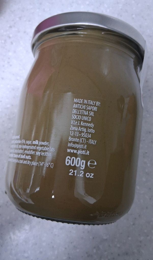 피스타치오 스프레드 600g--2