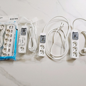(새상품) 대성 멀티탭 1.5m~4.5m 4개 일괄정리