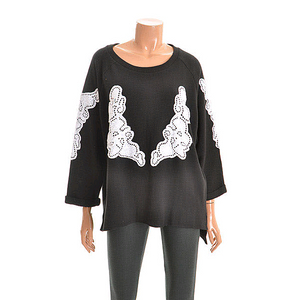 플라스틱아일랜드 맨투맨 티셔츠 (모 wool)