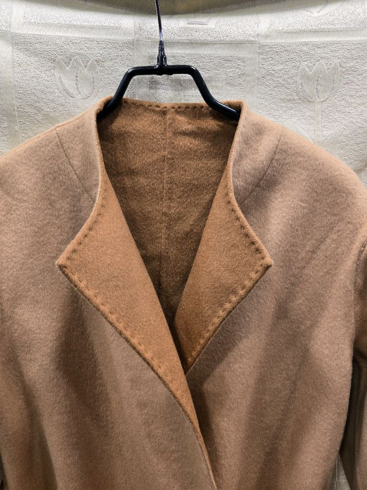 거의새거) 고비 캐시미어 100% 핸드메이드 리버시블 코트 42/XS(44~55) 이미지