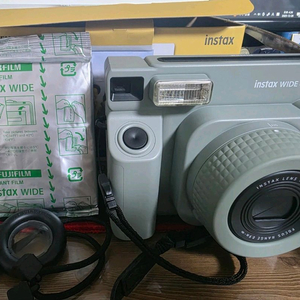 후지필름 인스탁스 와이드 400 폴라로이드 체키 카메라+필름 리필 1팩