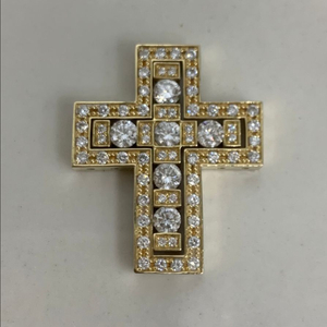 [L]다미아니 벨에포크 펜던트 옐로우골드 다이아 목걸이 라지사이즈 이미지