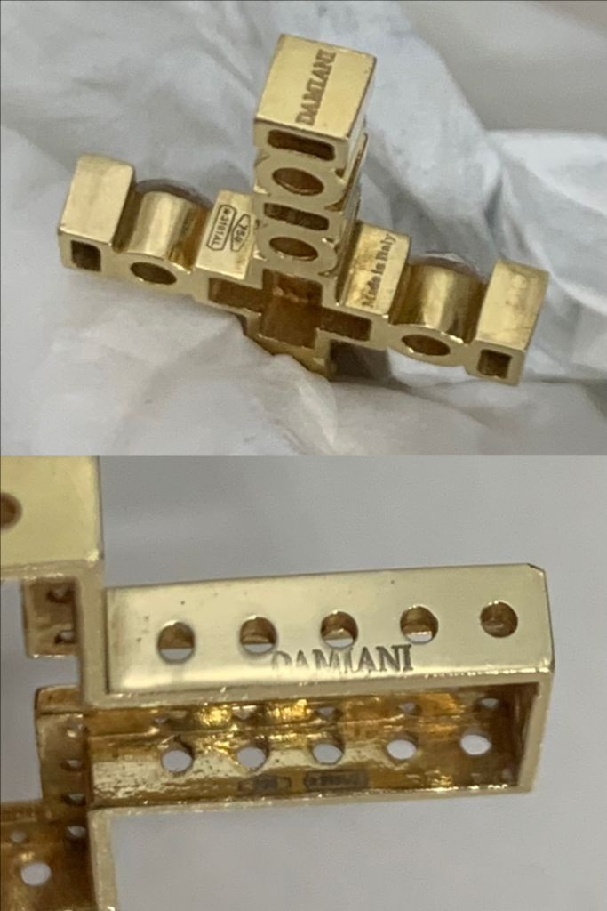 [L]다미아니 벨에포크 펜던트 옐로우골드 다이아 목걸이 라지사이즈 이미지