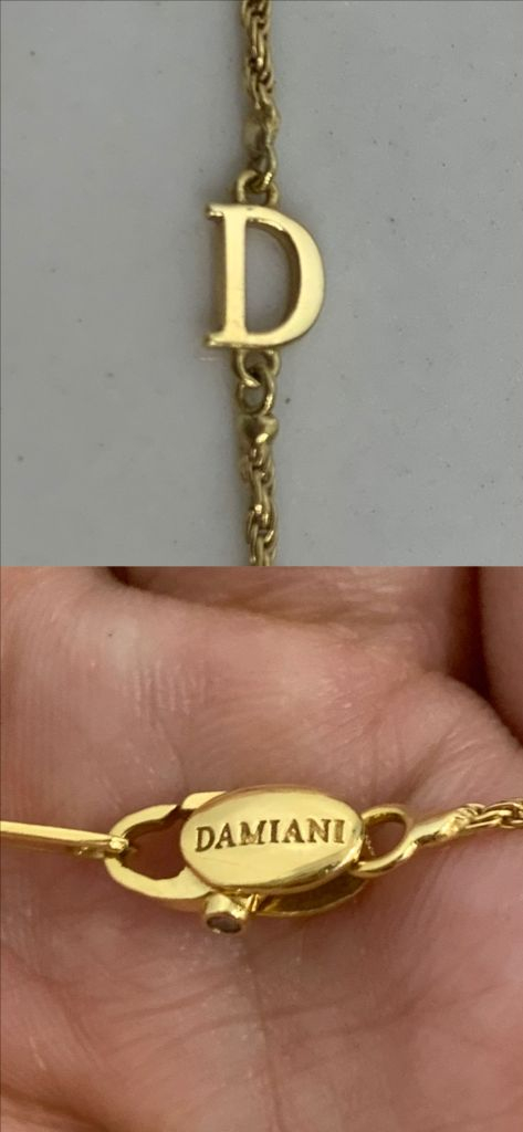 [L]다미아니 벨에포크 펜던트 옐로우골드 다이아 목걸이 라지사이즈 이미지