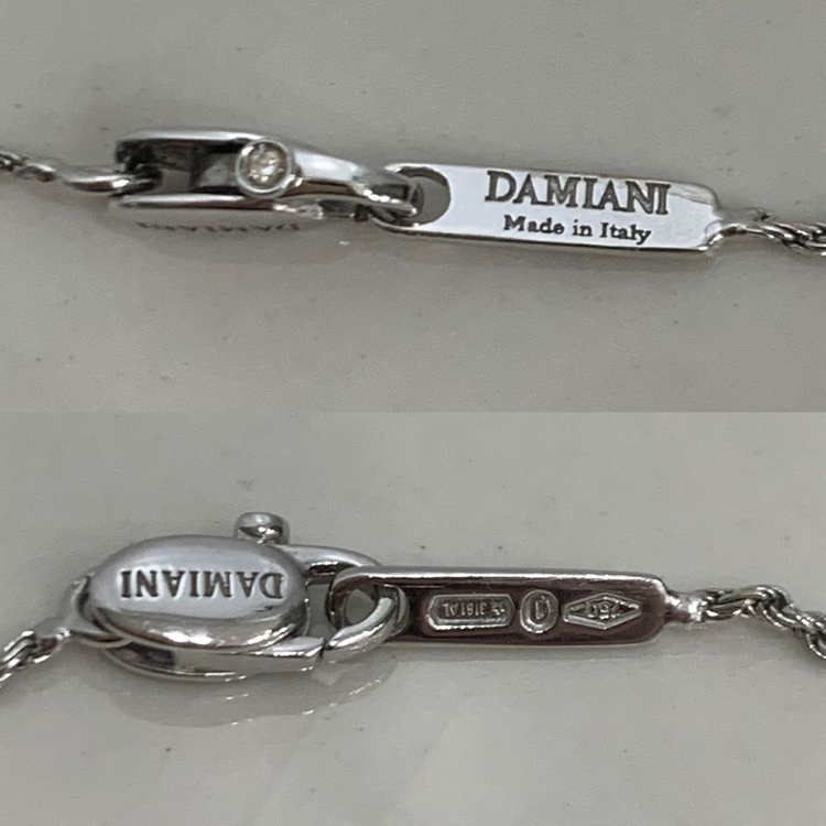 [L] 다미아니 벨에포크 화이트골드 루비 다이아 목걸이 라지사이즈 펜던트 이미지