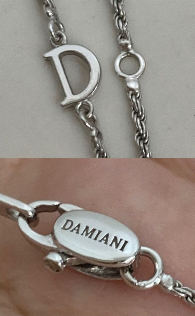 [L] 다미아니 벨에포크 화이트골드 루비 다이아 목걸이 라지사이즈 펜던트 이미지