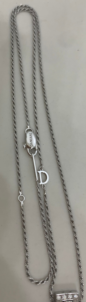 [L] 다미아니 벨에포크 화이트골드 루비 다이아 목걸이 라지사이즈 펜던트 이미지