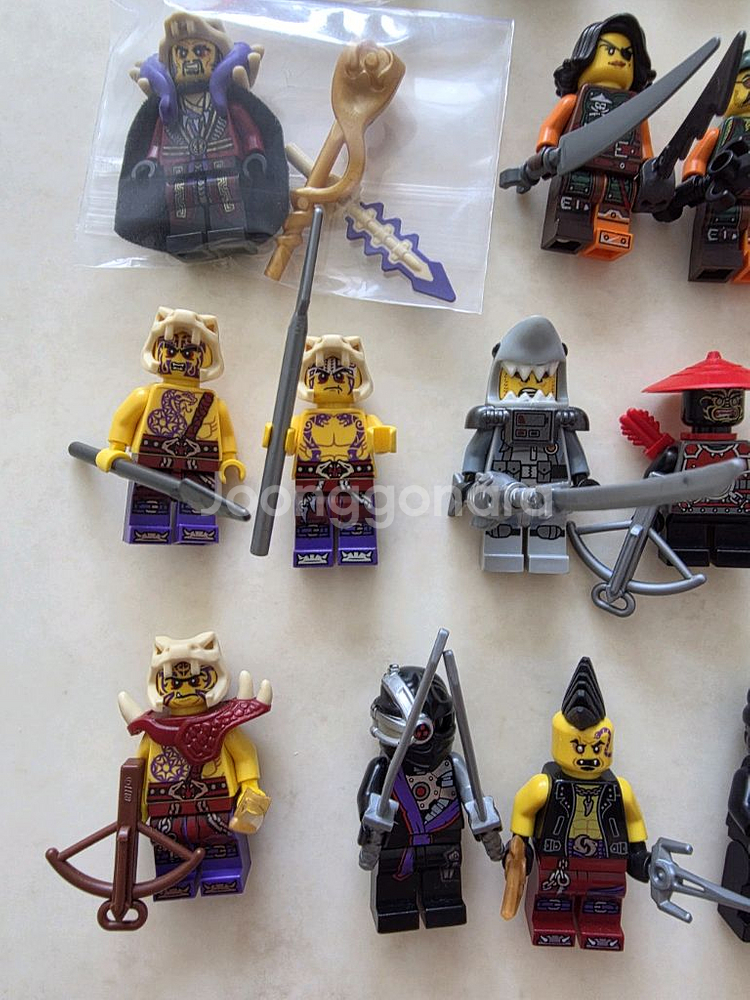 레고 닌자고 악당 미니피규어 일괄 판매--5